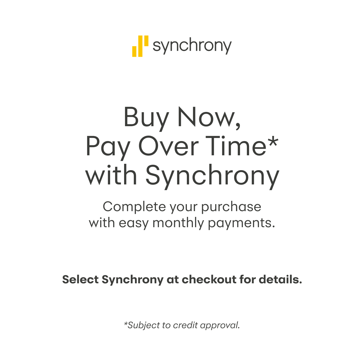 Synchrony Credit Card Banner